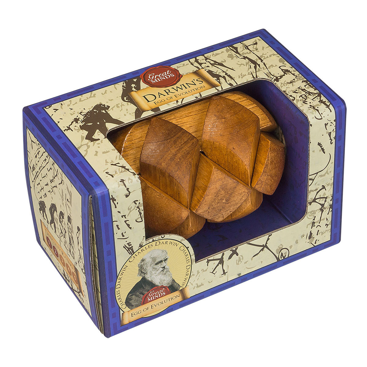 Darwin's Egg of Evolution Puzzle Professor Puzzle Great Minds Wooden Puzzle 