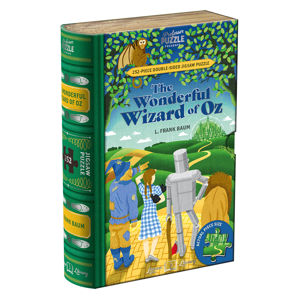 The Wonderful Wizard of Oz Jigsaw Library Puzzle by Professor Puzzle 