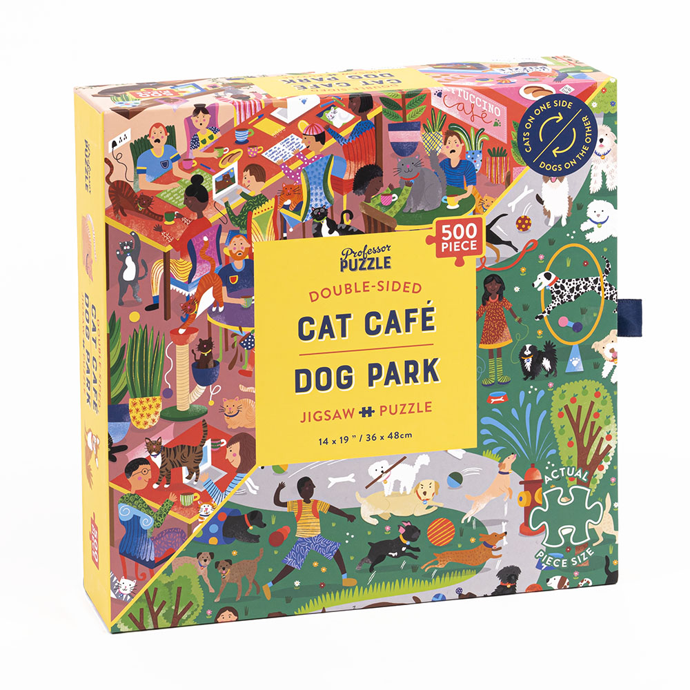 Cat Cafe & Dog Park Jigsaw Puzzle