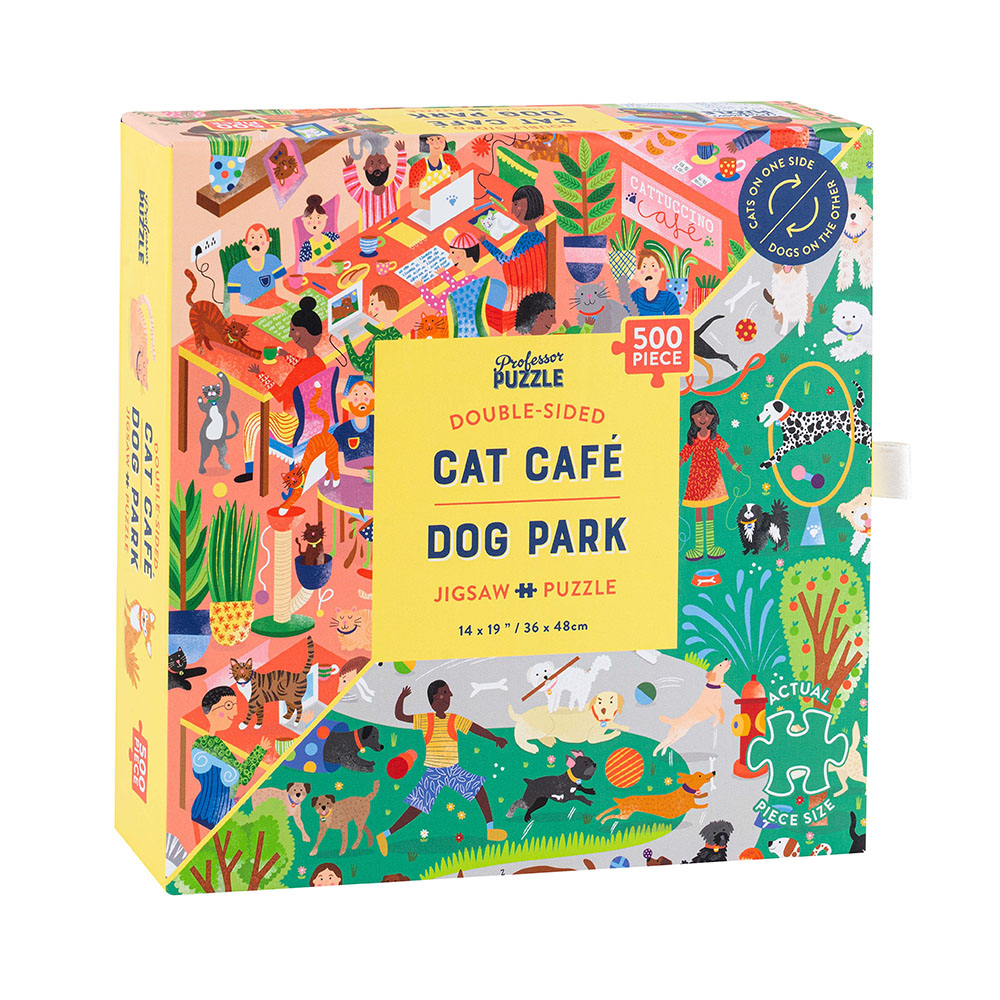 Cat Cafe & Dog Park Jigsaw Puzzle