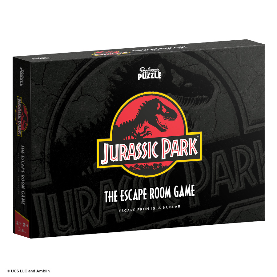 Jurassic Park Escape Room box view